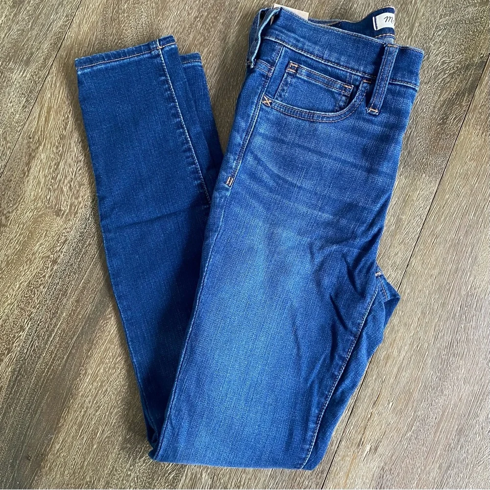 NWT Madewell Roadtripper High Rise Skinny Stretch Jeans in Jansen Wash - Picture 2 of 6